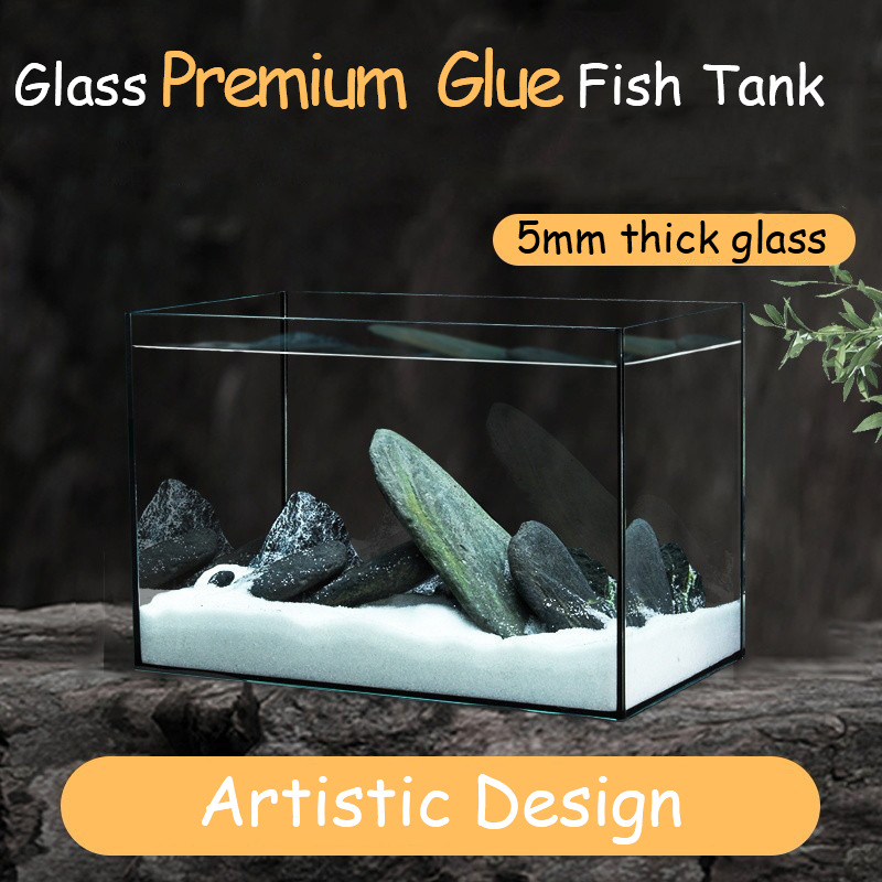 Premium Black Glue Fish and Grass Tank Ultra Clear Glass