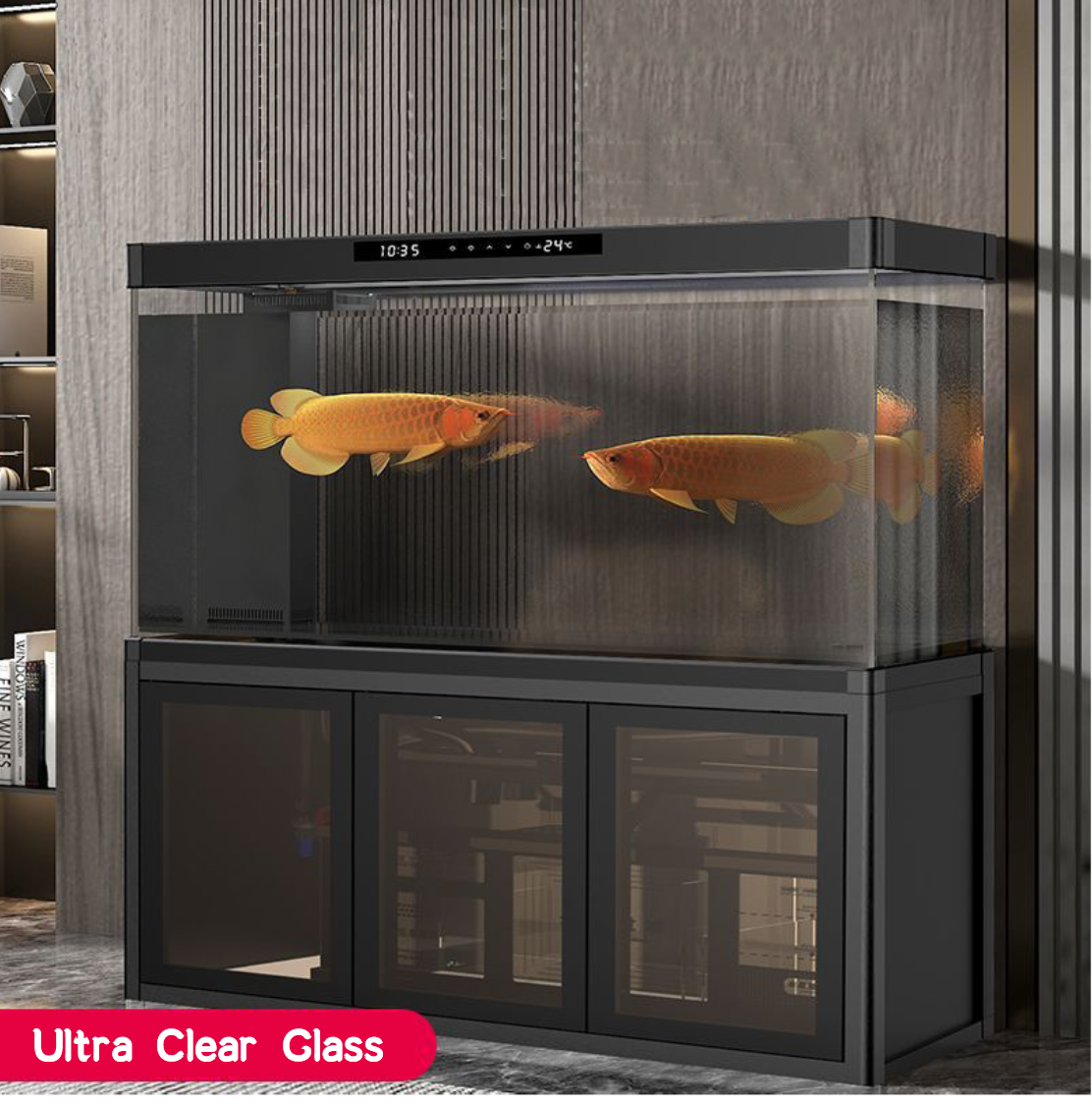 Luxury Fish Tank with Stand with Full Water Filter System