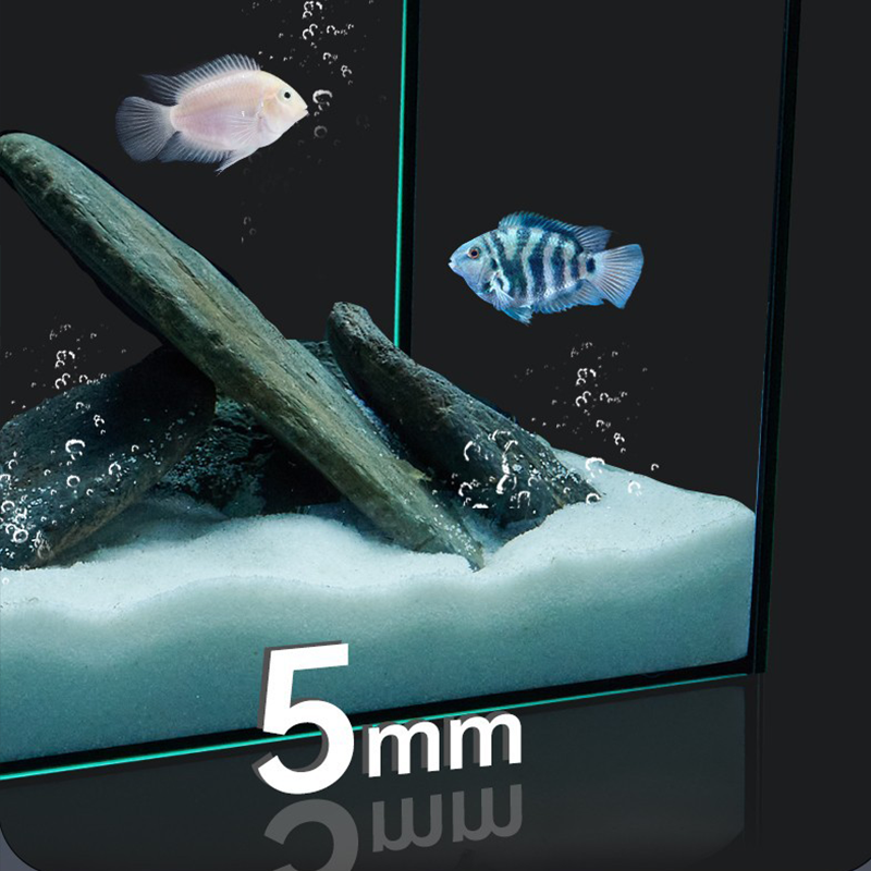 Premium Black Glue Fish and Grass Tank Ultra Clear Glass